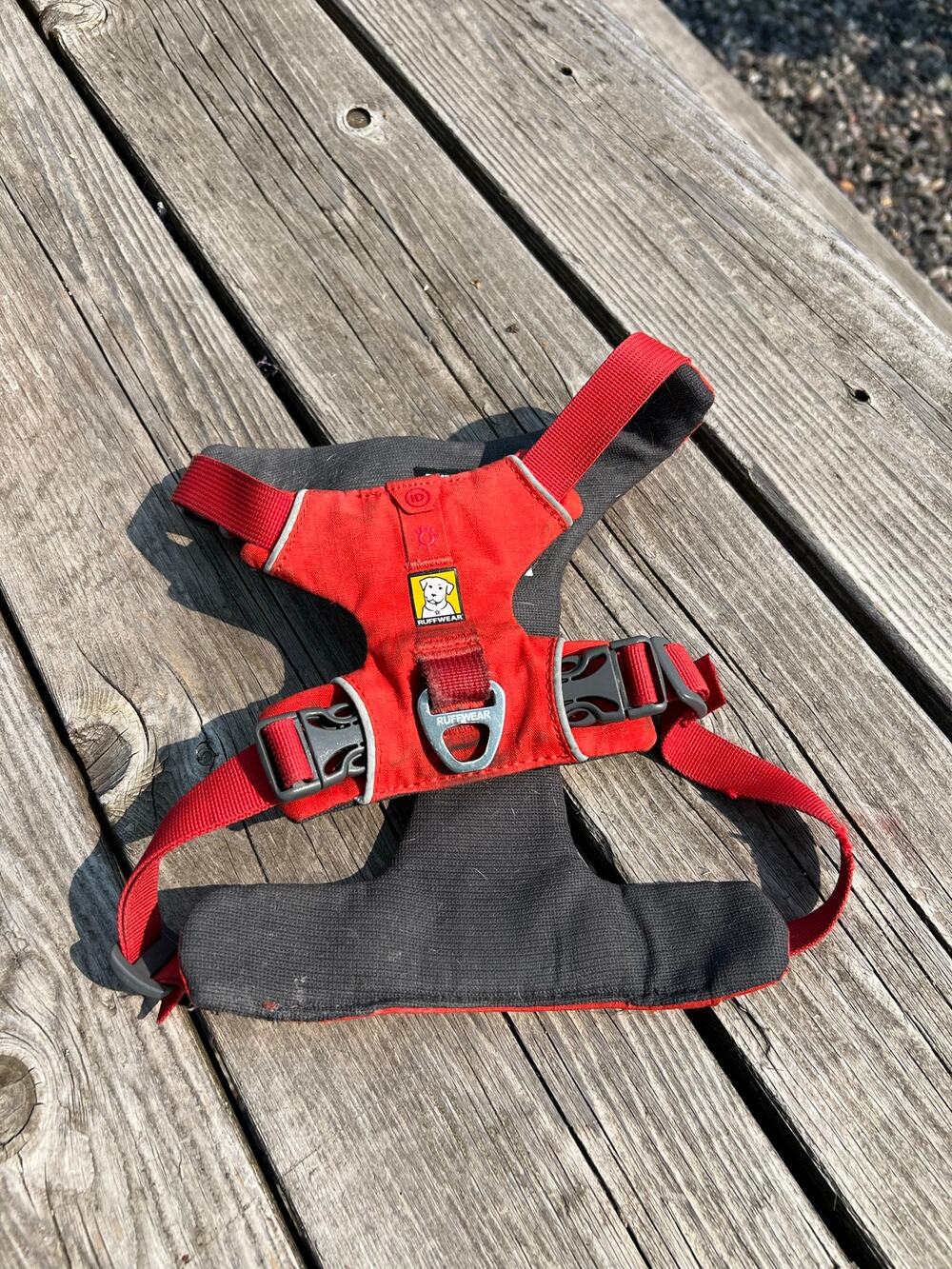 Ruffwear front range harness Xs red dog pet walking 17”-22” adjustable
